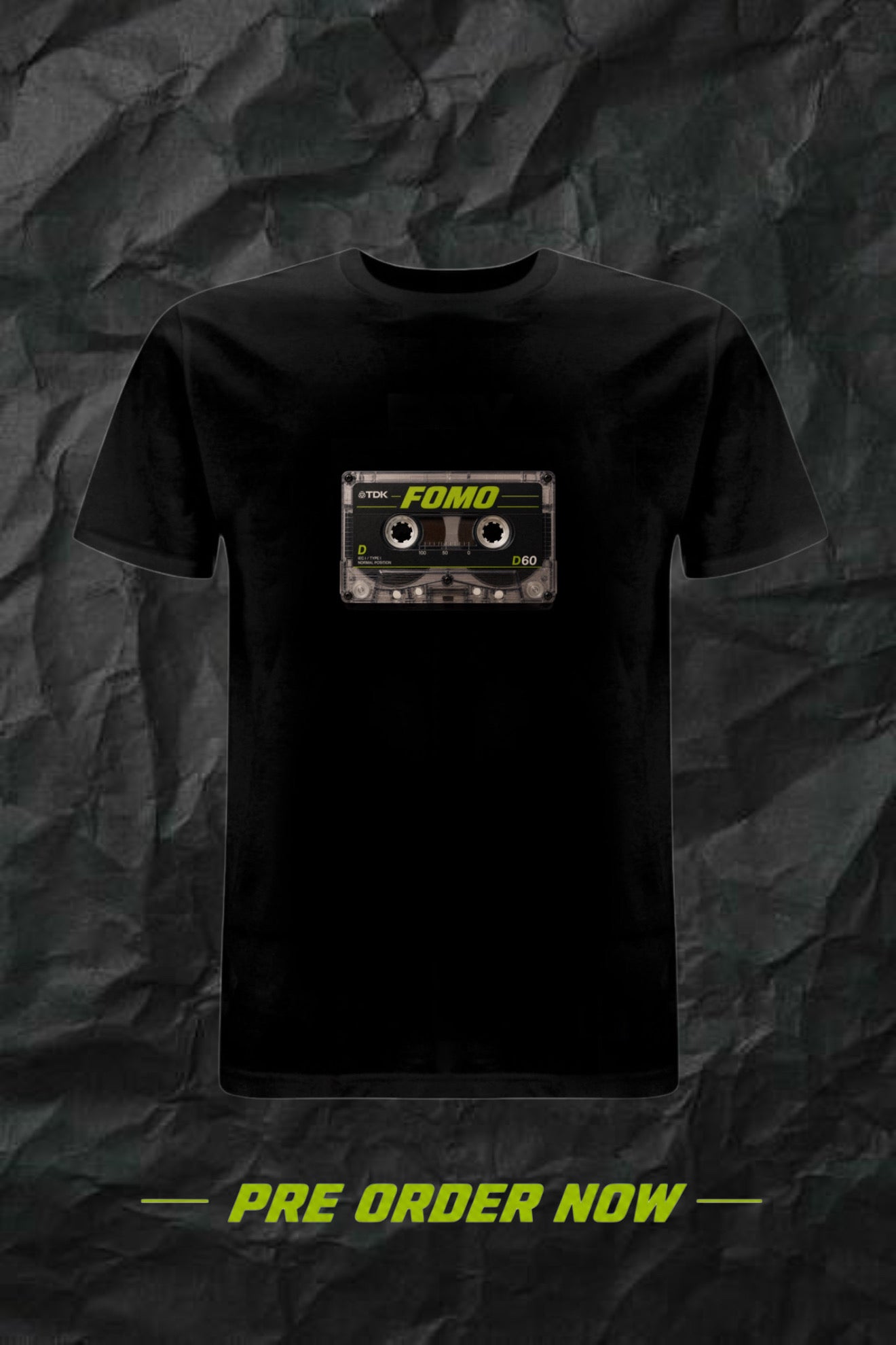 FOMO Two cassette Tee - Pre Order Now